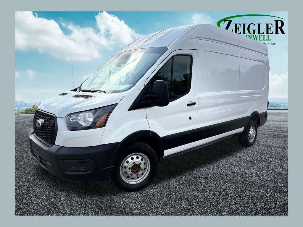 White 2025 Ford Transit Cargo Van All-Wheel Drive