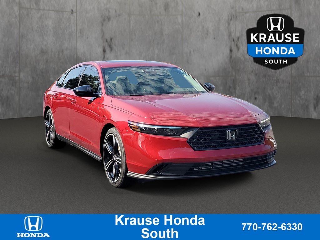 Radiant Red Metallic 2026 Honda Accord Sedan Front-Wheel Drive Continuously Variable Transmission