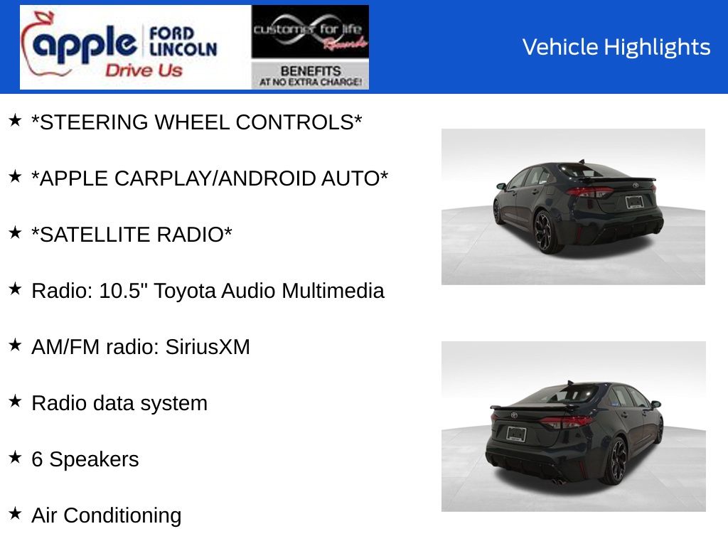 2025 Toyota Corolla FX