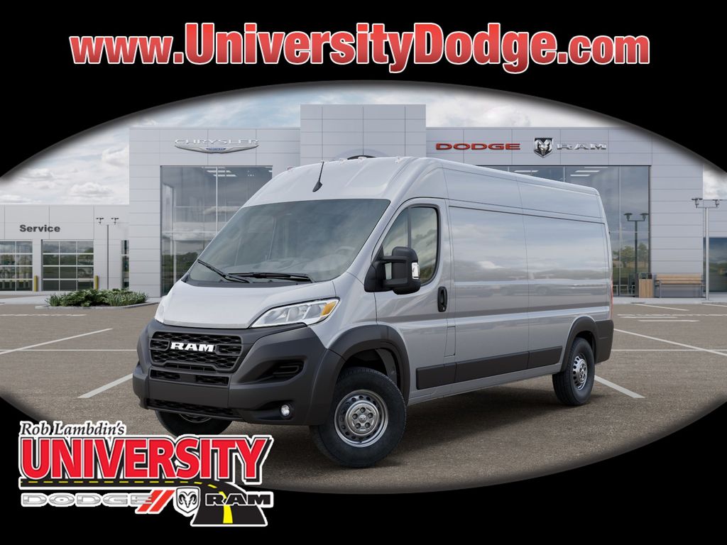 Bright Silver Clearcoat Metallic 2026 RAM ProMaster Van 9-Speed Automatic