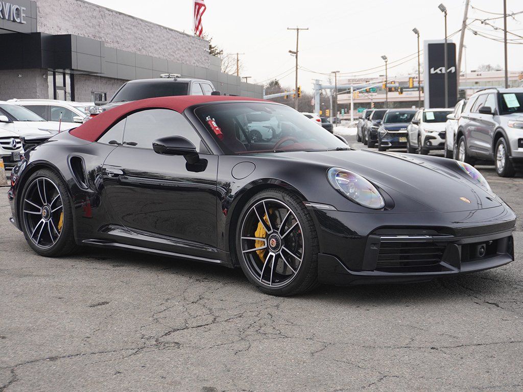 Used 2022 Black Porsche Turbo S image 2