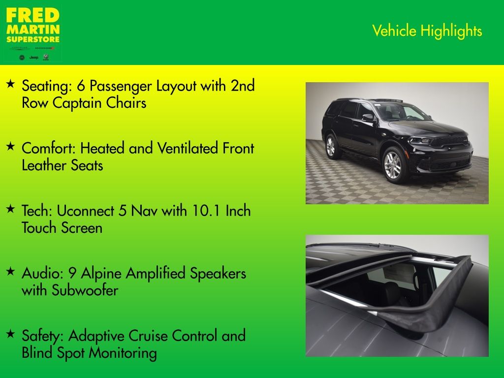 new 2026 Dodge Durango car, priced at $43,090