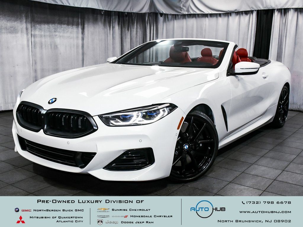 Alpine White 2024 BMW 8 Series 840i Convertible RWD Convertible Rear-Wheel Drive 8-Speed Automatic