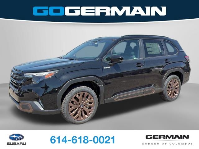 Crystal Black Silica 2026 Subaru Forester Hybrid Sport AWD SUV / Crossover All-Wheel Drive Continuously Variable Transmission