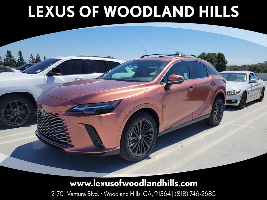 Red (Copper Crest) 2026 Lexus RX Hybrid SUV / Crossover All-Wheel Drive Continuously Variable Transmission