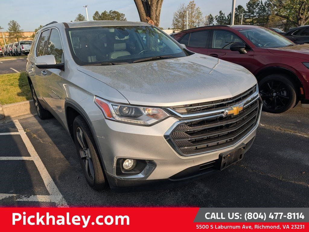 Silver Ice Metallic 2019 Chevrolet Traverse LT Leather AWD SUV / Crossover Four-Wheel Drive 9-Speed Automatic