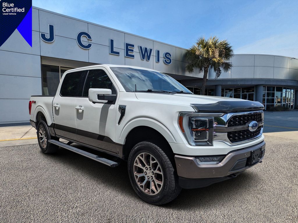 Star White Metallic Tri-Coat 2023 Ford F-150 King Ranch SuperCrew 4WD Pickup Truck Four-Wheel Drive Automatic