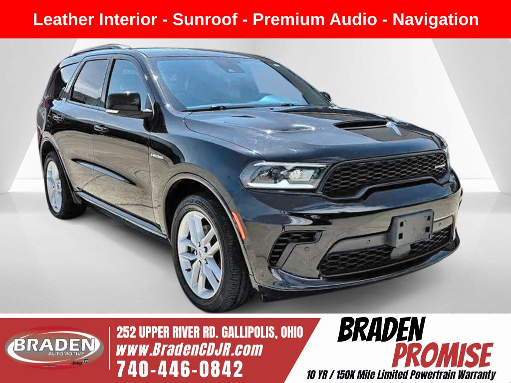 DB Black Crystal Clearcoat 2025 Dodge Durango SUV / Crossover All-Wheel Drive 8-Speed Automatic