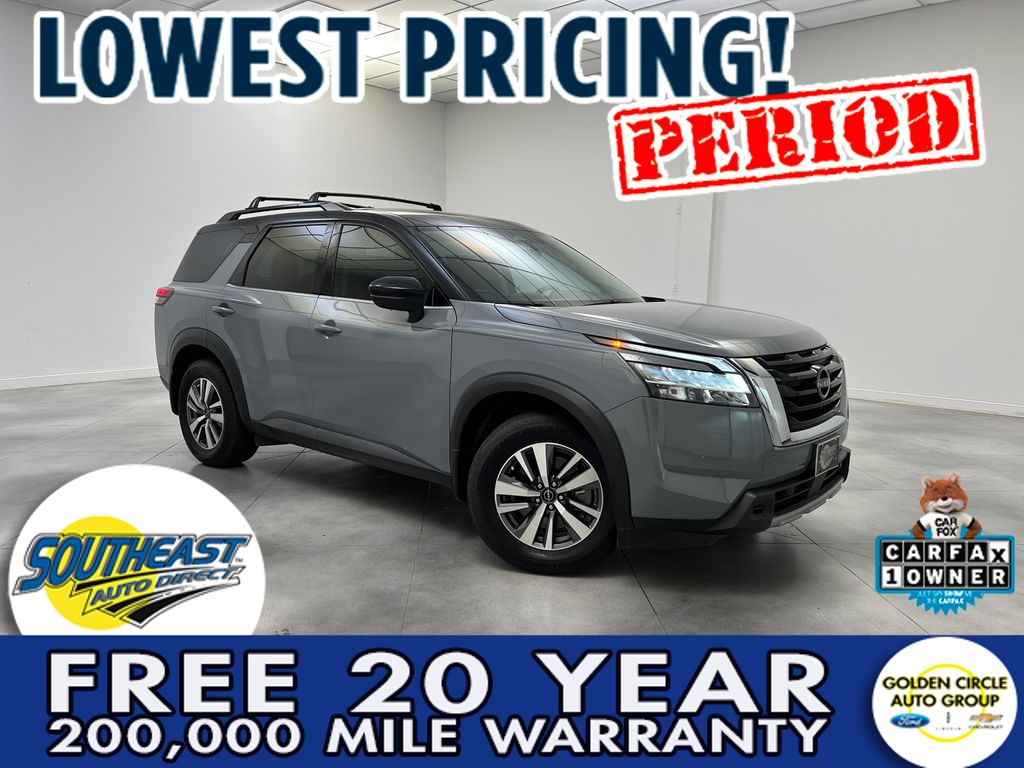 Solid Gray/Super Black 2024 Nissan Pathfinder SUV / Crossover All-Wheel Drive 9-Speed Automatic