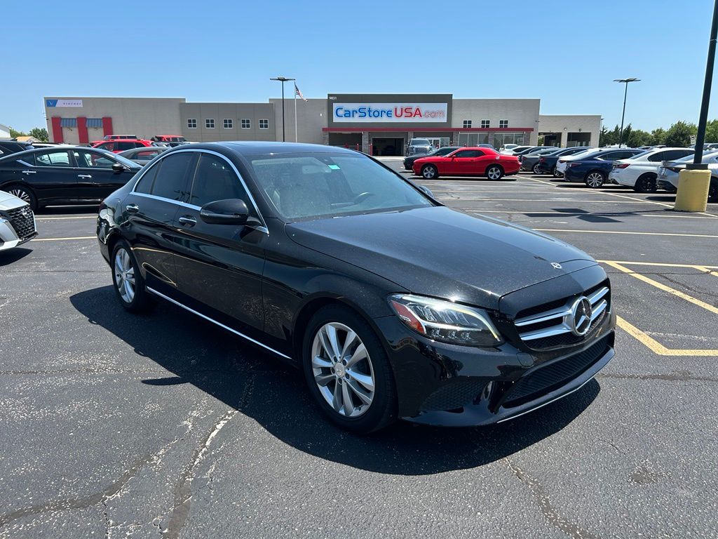 Black 2019 Mercedes-Benz C-Class Sedan Rear-Wheel Drive 9-Speed Automatic