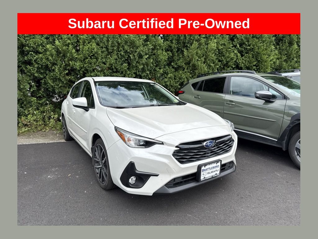 Crystal White Pearl 2025 Subaru Impreza Wagon All-Wheel Drive Continuously Variable Transmission