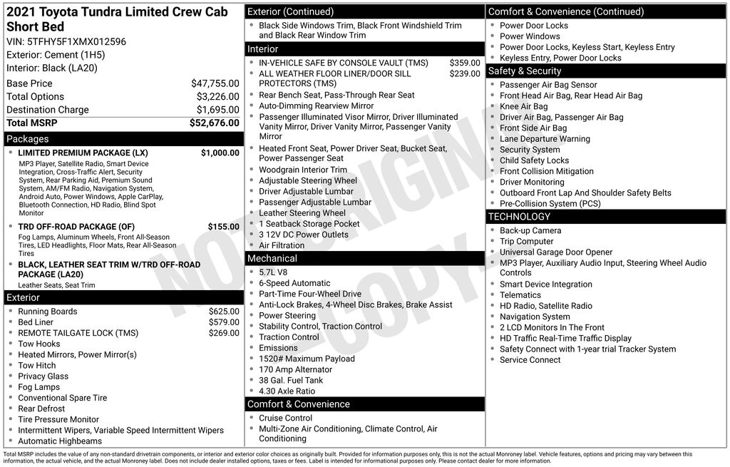 Used 2021 Toyota Tundra Truck