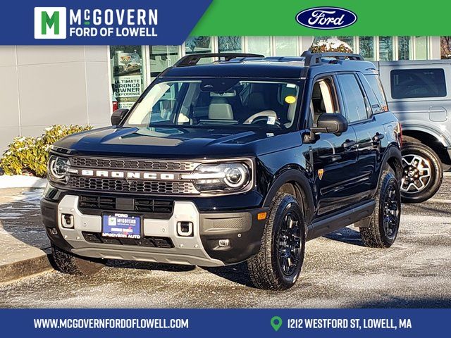 Shadow Black 2025 Ford Bronco Sport Badlands AWD SUV / Crossover All-Wheel Drive 8-Speed Automatic