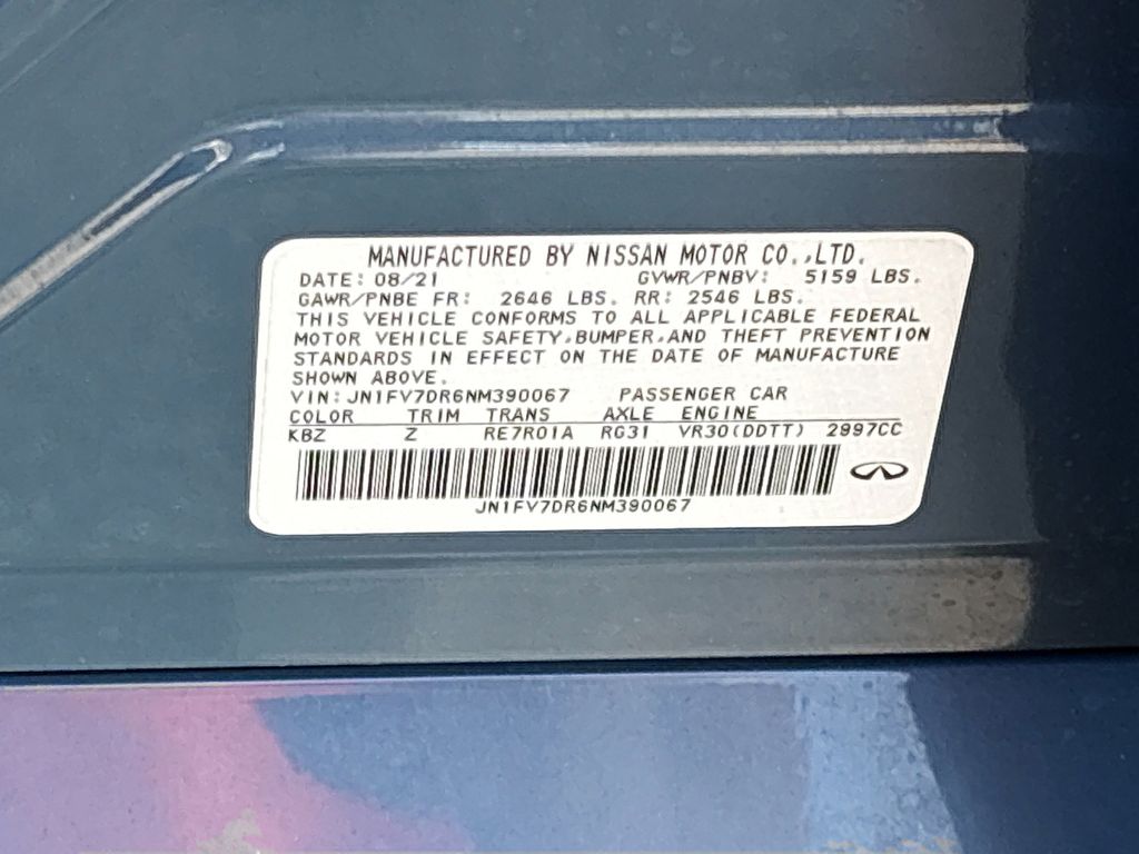 Used 2022 Gray INFINITI Red Sport 400 image 33