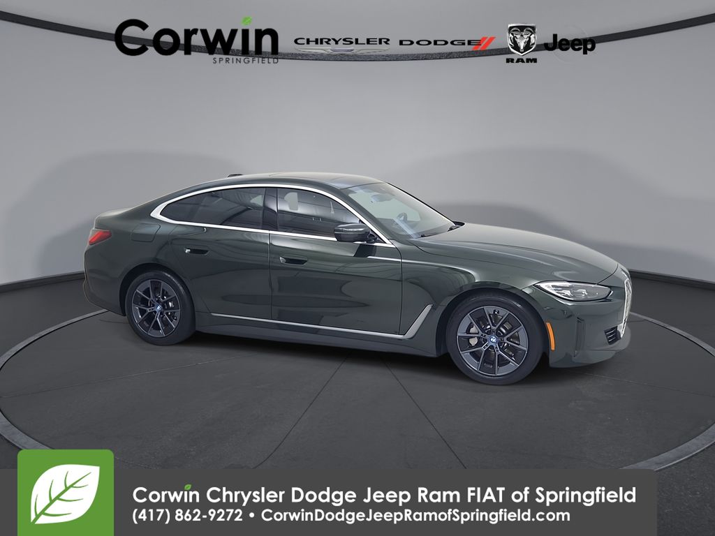 San Remo Green Metallic 2023 BMW i4 eDrive40 Gran Coupe FWD Sedan Rear-Wheel Drive Automatic