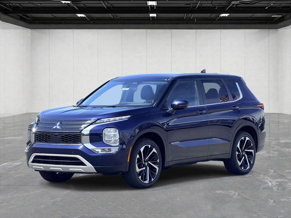 Cosmic Blue Metallic 2024 Mitsubishi Outlander SE FWD SUV / Crossover Front-Wheel Drive Continuously Variable Transmission