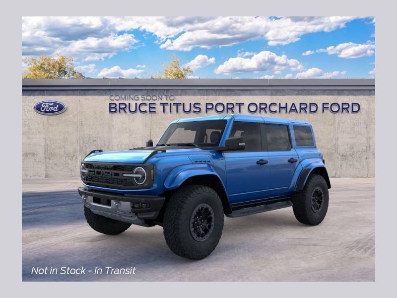 Velocity Blue Metallic 2026 Ford Bronco Raptor SUV / Crossover Four-Wheel Drive Automatic