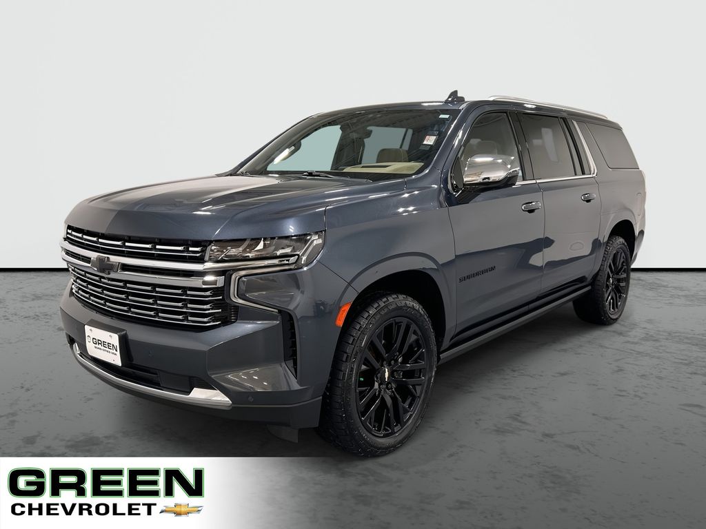 Shadow Gray Metallic 2021 Chevrolet Suburban SUV / Crossover Four-Wheel Drive 