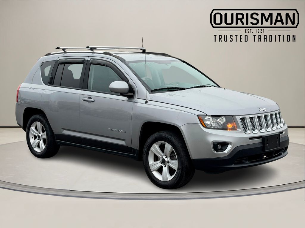 Billet Silver Metallic Clearcoat 2015 Jeep Compass Latitude 4WD SUV / Crossover Four-Wheel Drive 6-Speed Automatic