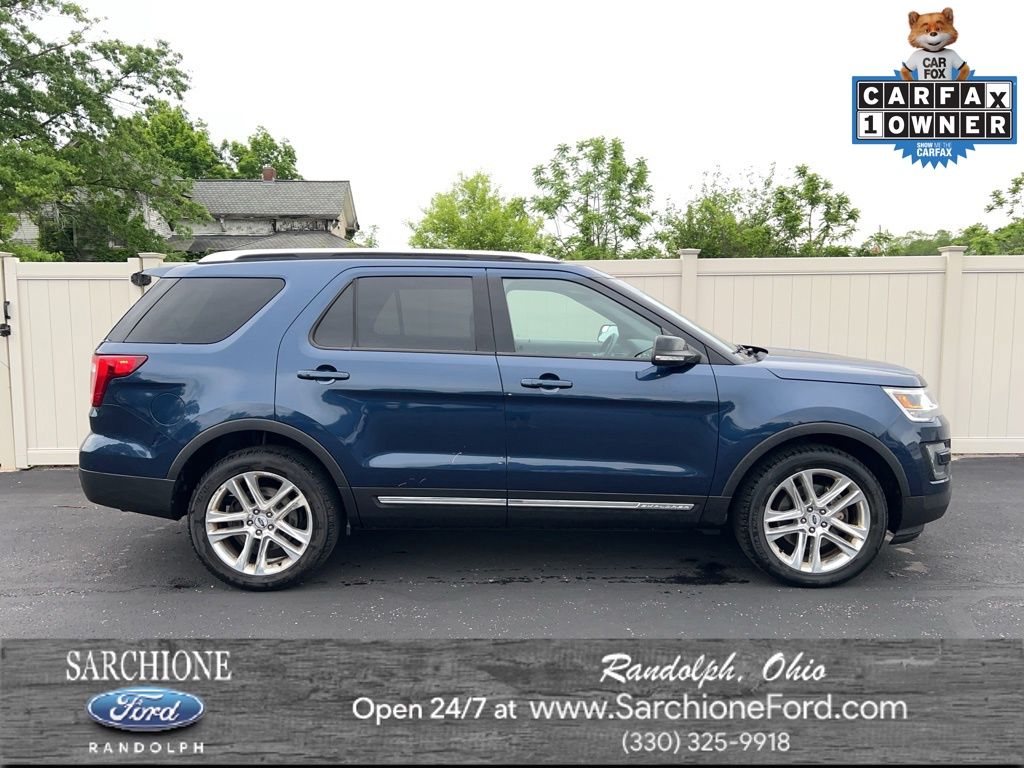 Blue Jeans Metallic 2016 Ford Explorer XLT 4WD SUV / Crossover All-Wheel Drive 6-Speed Automatic