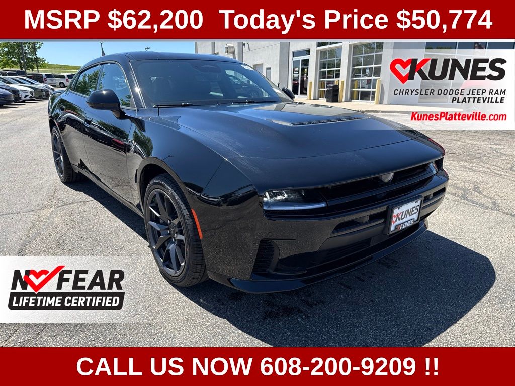 Diamond Black Crystal Pearlcoat 2026 Dodge Charger Sedan All-Wheel Drive 8-Speed Automatic