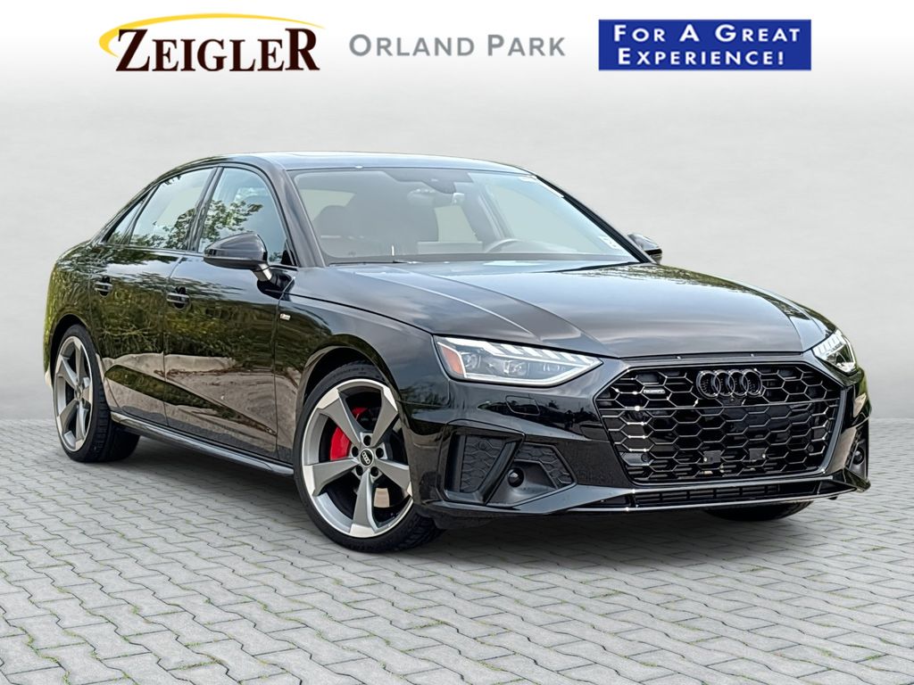 Black Metallic 2023 Audi A4 Sedan All-Wheel Drive 7-Speed Automatic