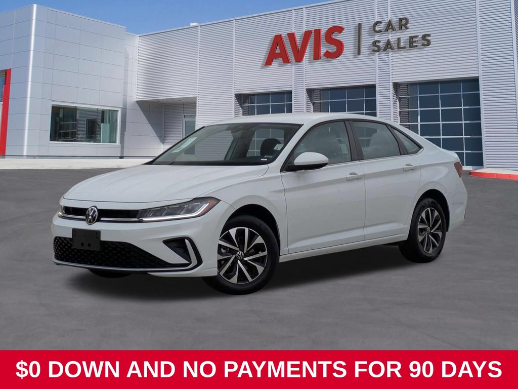 White 2025 Volkswagen Jetta Sedan Front-Wheel Drive 8-Speed Automatic