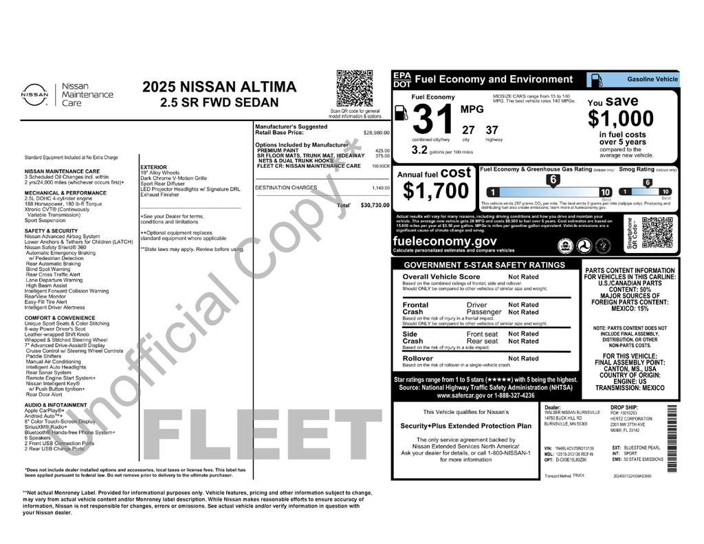 Used 2025 Blue Nissan 2.5 SR image 29