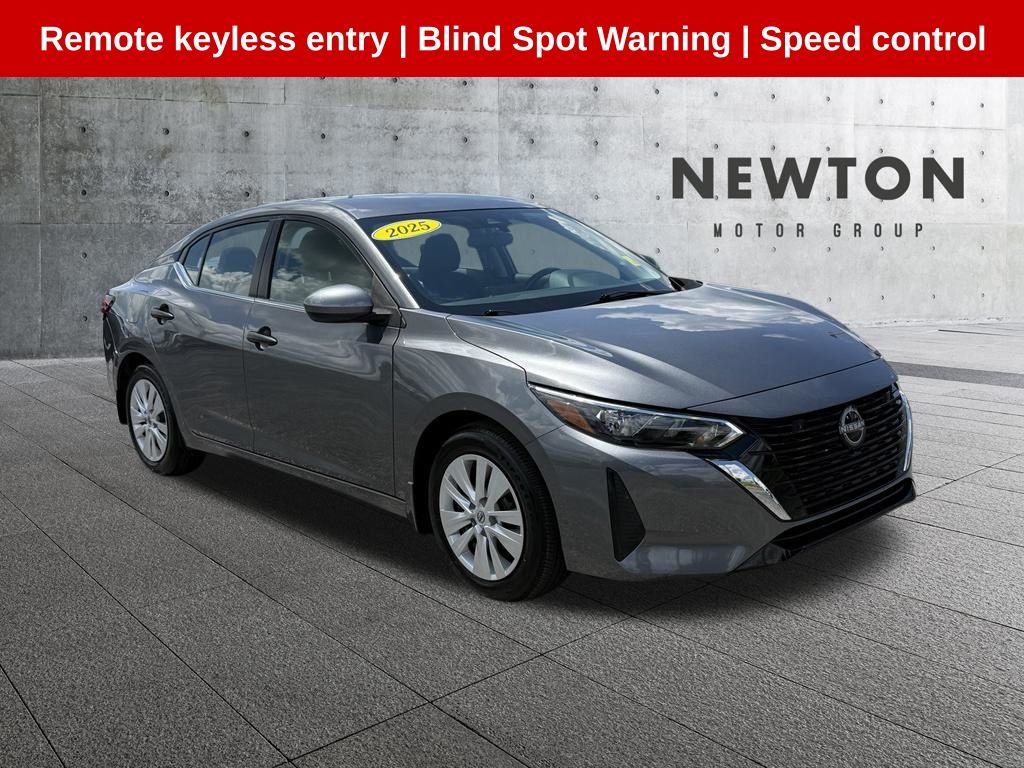 Gray (Gun Metallic) 2025 Nissan Sentra Sedan Front-Wheel Drive Continuously Variable Transmission