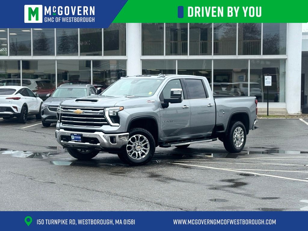 Sterling Gray Metallic 2024 Chevrolet Silverado 2500HD Pickup Truck Four-Wheel Drive Automatic
