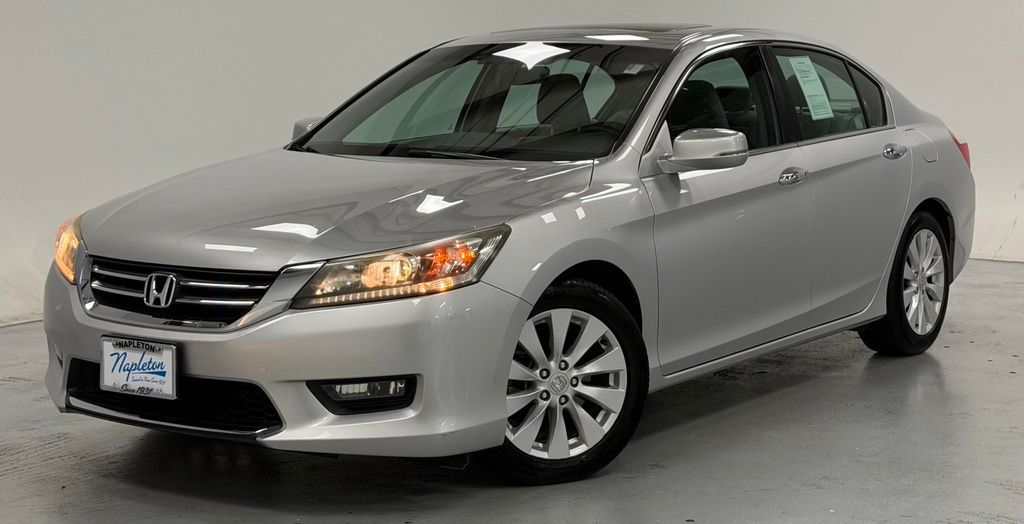 Silver 2014 Honda Accord Sedan Front-Wheel Drive Continuously Variable Transmission