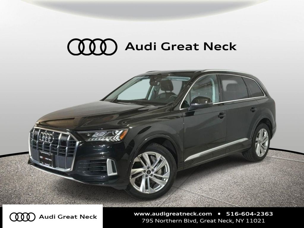 Mythos Black Metallic 2023 Audi Q7 quattro Premium 55 TFSI SUV / Crossover All-Wheel Drive 8-Speed Automatic