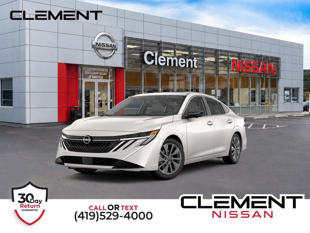 Aspen White Tricoat 2026 Nissan Sentra Sedan Front-Wheel Drive Continuously Variable Transmission