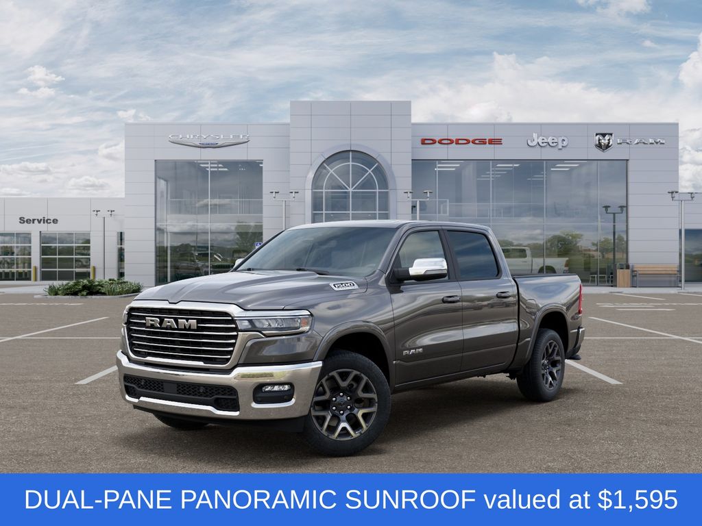 Crystal Metallic 2026 RAM 1500 Pickup Truck Four-Wheel Drive 8-Speed Automatic