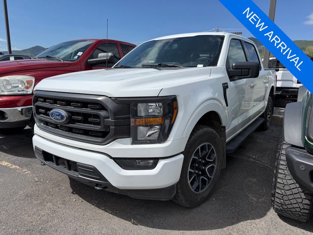 White 2023 Ford F-150 Pickup Truck Four-Wheel Drive Automatic
