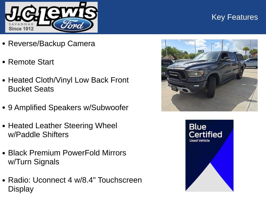 2020 Ram 1500 Rebel Crew Cab 4x4 5'7" Box