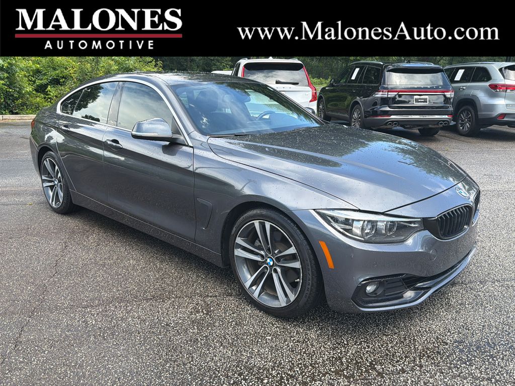 Mineral Gray Metallic 2020 BMW 4 Series Sedan Rear-Wheel Drive 8-Speed Automatic