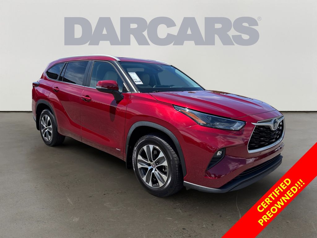 Pearl 2023 Toyota Highlander Hybrid SUV / Crossover All-Wheel Drive Continuously Variable Transmission