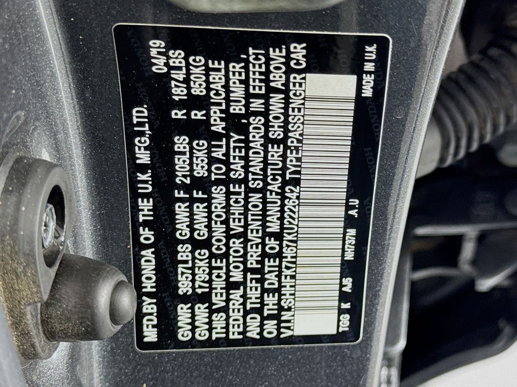 Used Car 2019 Honda Civic  Ex For Sale Under $15,000 In Austin, Texas