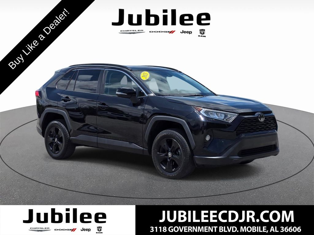 Midnight Black Metallic 2021 Toyota RAV4 SUV / Crossover Front-Wheel Drive 8-Speed Automatic