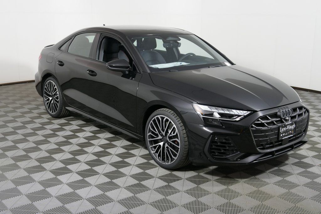 Mythos Black Metallic 2026 Audi S3 Sedan All-Wheel Drive 7-Speed Automatic