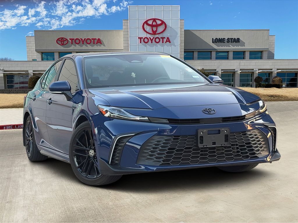 Reservoir Blue 2025 Toyota Camry Sedan Front-Wheel Drive Continuously Variable Transmission