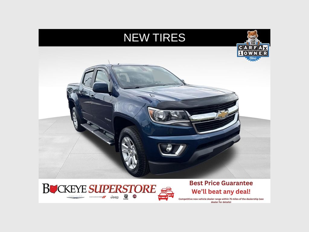Pacific Blue Metallic 2020 Chevrolet Colorado Pickup Truck Four-Wheel Drive 8-Speed Automatic