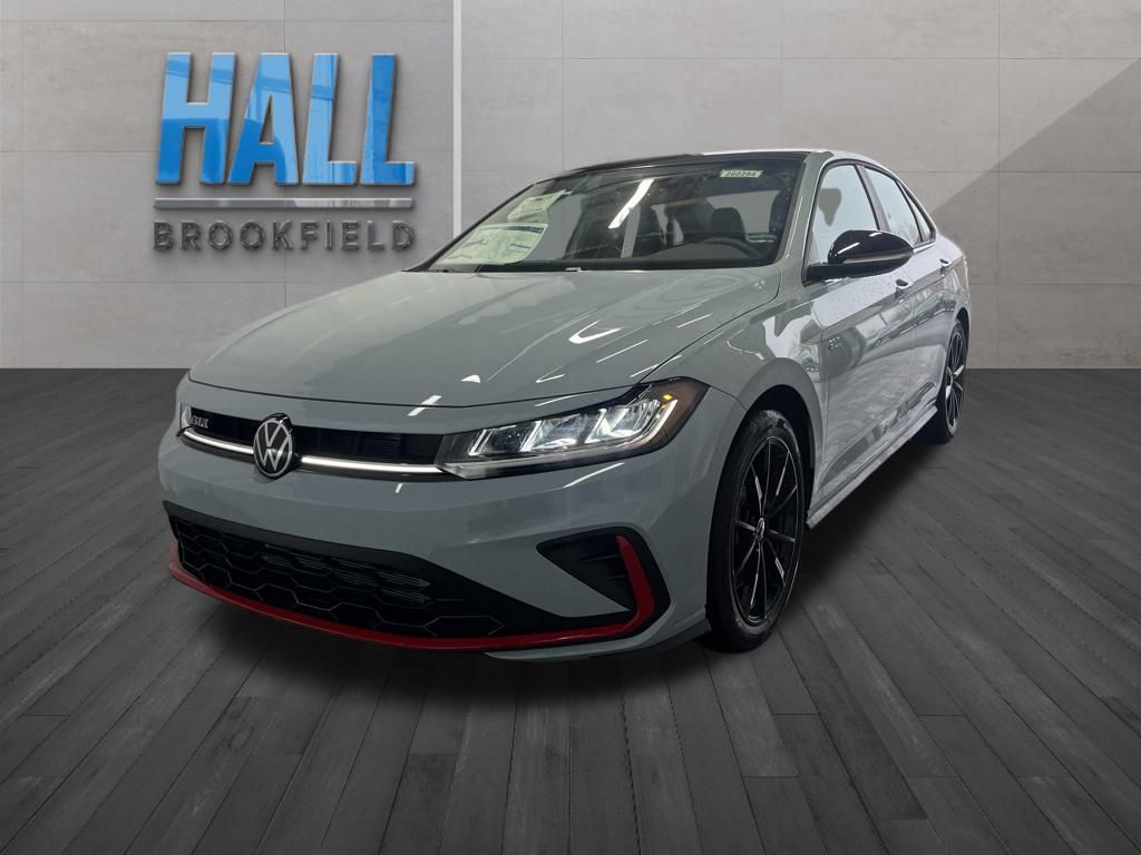 Monument Gray w/Dp Blk Rf 2026 Volkswagen Jetta GLI Sedan Front-Wheel Drive 7-Speed Dual Clutch