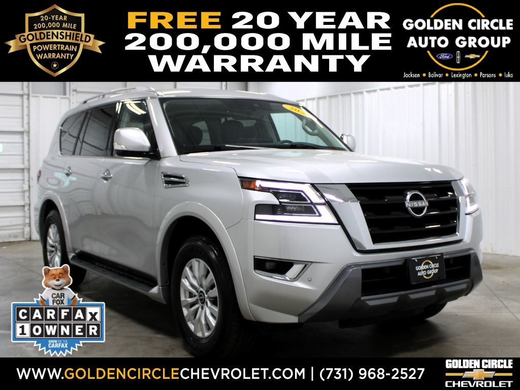Brilliant Silver Metallic 2024 Nissan Armada SUV / Crossover Four-Wheel Drive 7-Speed Automatic