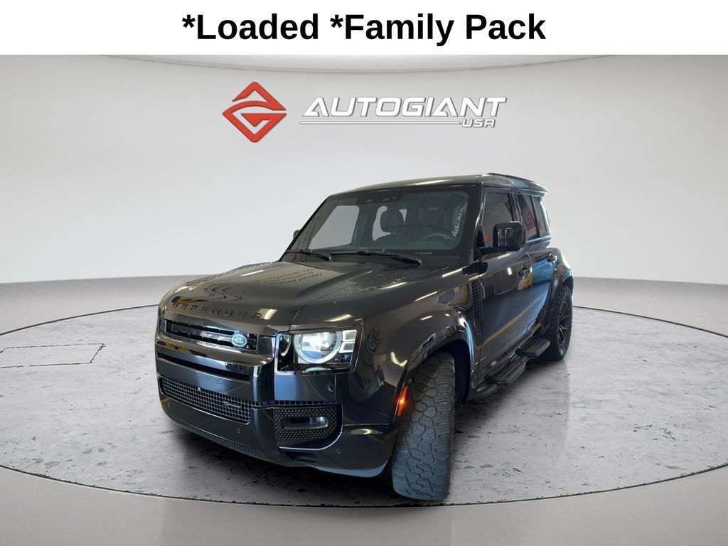 Black 2022 Land Rover Defender 110 X-Dynamic SE AWD SUV / Crossover All-Wheel Drive 8-Speed Automatic