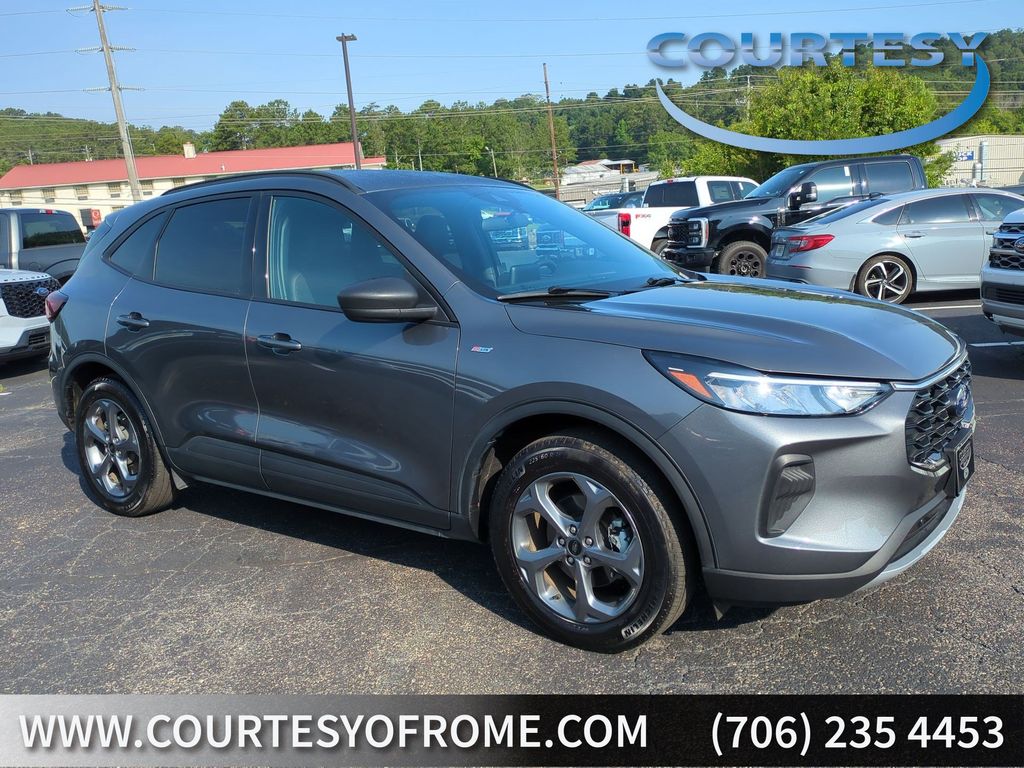 Carbonized Gray Metallic 2025 Ford Escape SUV / Crossover Front-Wheel Drive 8-Speed Automatic