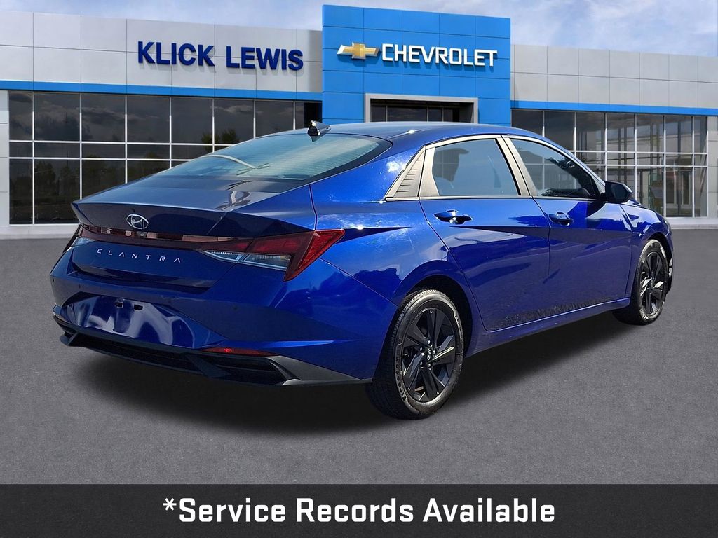 2021 Hyundai Elantra SEL Blue at Phil Fitts Ford