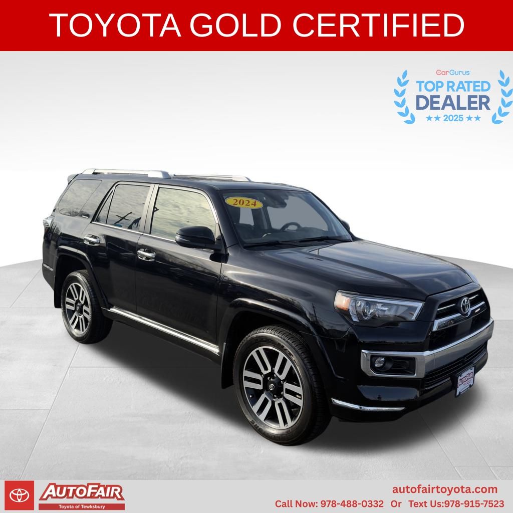 Black 2024 Toyota 4Runner Limited 4WD SUV / Crossover All-Wheel Drive 5-Speed Automatic