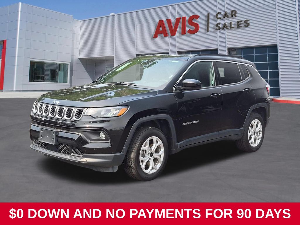Diamond Black Crystal PC 2025 Jeep Compass SUV / Crossover Four-Wheel Drive 8-Speed Automatic